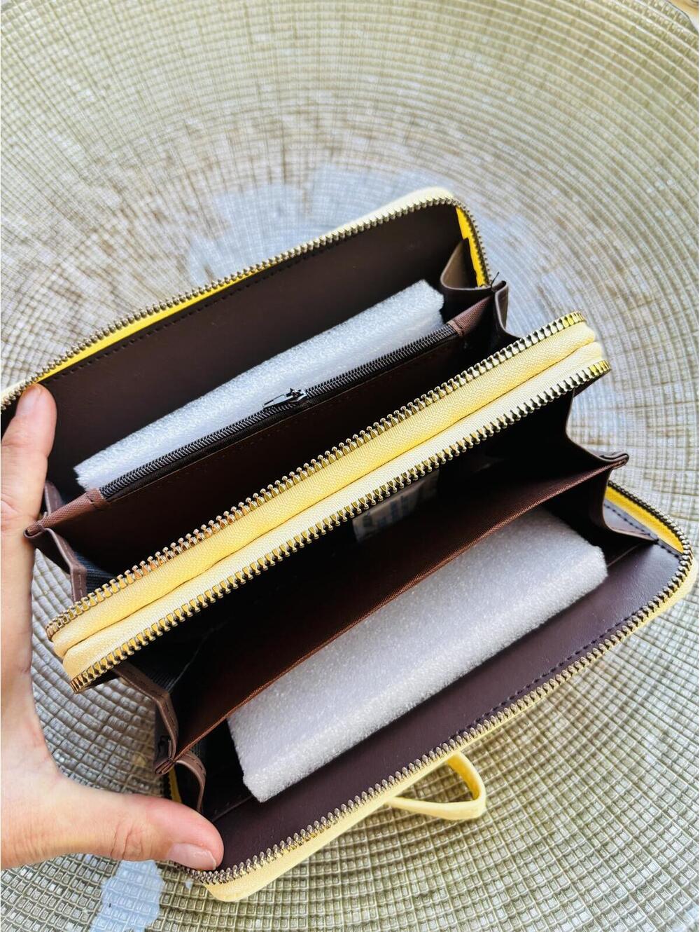 Lemon NWT double zip novelty wristlet large - Picture 6 of 6